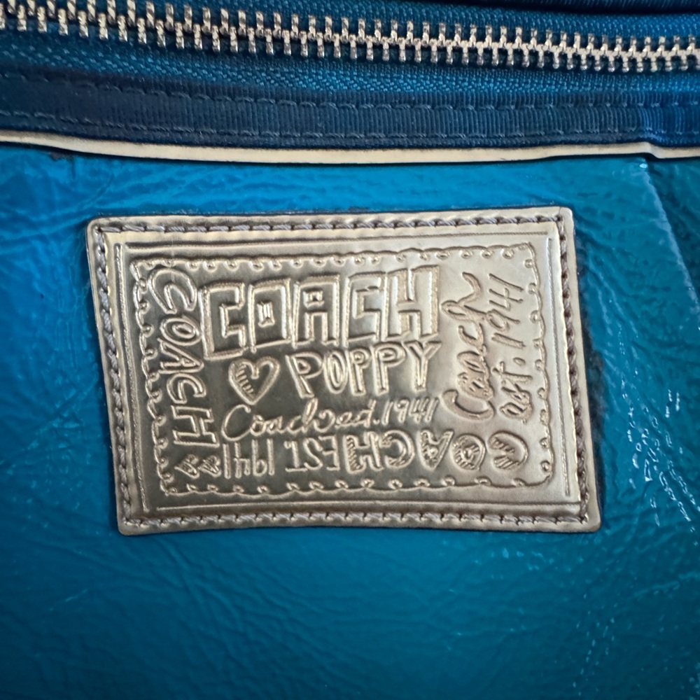 Coach Poppy Leather Tote - Picture 3 of 13